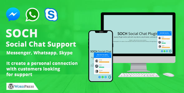 Soch – WordPress 的社交聊天支持