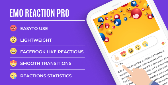 EMO Reactions Pro – WordPress 插件