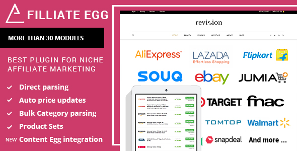 Affiliate Egg – 利基联盟营销 WordPress 插件