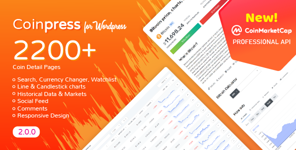 Coinpress – WordPress 的加密货币页面