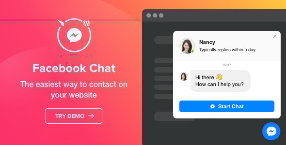 Facebook 聊天 – 适用于 WordPress 的 Facebook Messenger