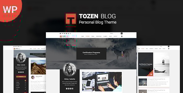 Tozen – 个人 WordPress 博客主题